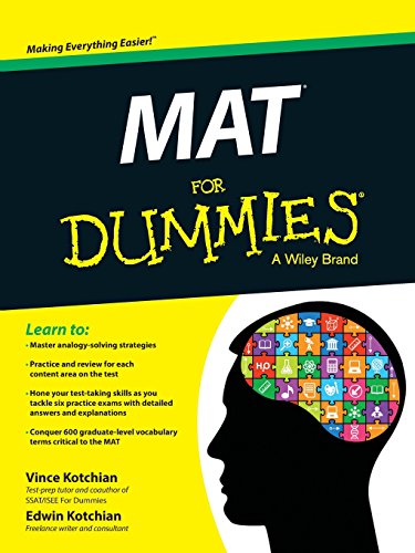 Stock image for MAT For Dummies for sale by SecondSale
