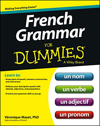 Imagen de archivo de French Grammar for Dummies a la venta por Blackwell's