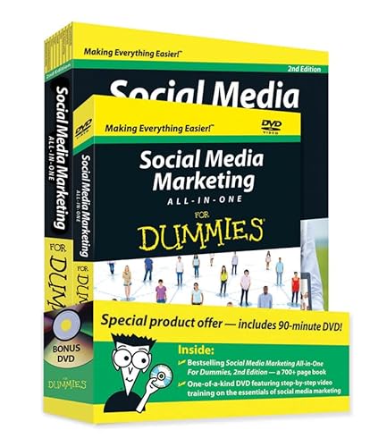 Stock image for Social Media Marketing All-in-one for Dummies, Book + Dvd Bundle for sale by Revaluation Books