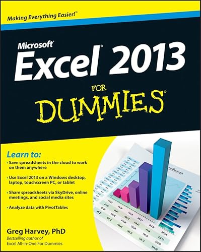 Excel 2013 for Dummies (9781118510124) by Harvey, Greg