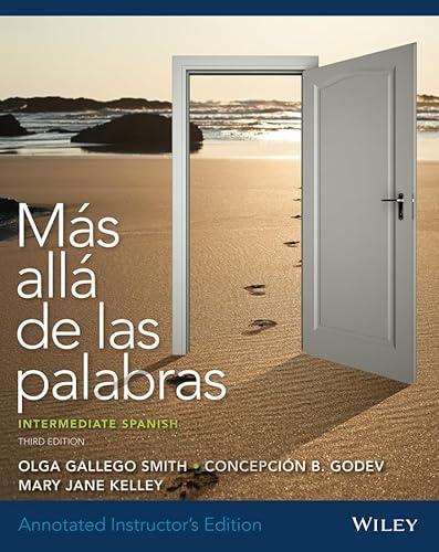 Stock image for Annotated Instructor's Edition of Mas Alla de Las Palabras Intermediate Spanish, Third Edition with Accompanying Audio Registration Card for sale by SecondSale