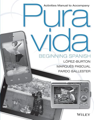 Stock image for Activities Manual to Accompany Pura Vida: Beginning Spanish for sale by HPB-Red