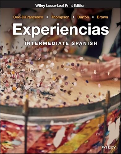 Stock image for Experiencias: Intermediate Spanish for sale by Professional Book Services