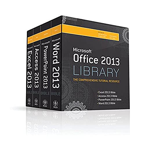 Imagen de archivo de Office 2013 Library: Excel 2013 Bible, Access 2013 Bible, PowerPoint 2013 Bible, Word 2013 Bible a la venta por books4u31