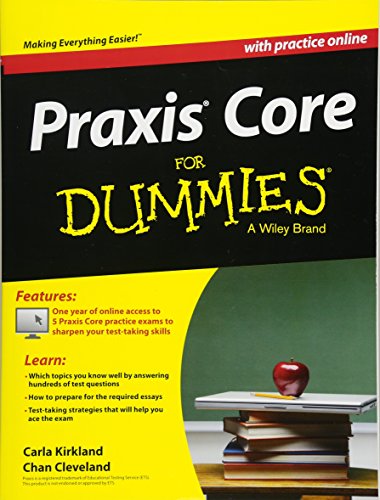 Imagen de archivo de Praxis Core For Dummies, with Online Practice Tests (For Dummies Series) a la venta por SecondSale