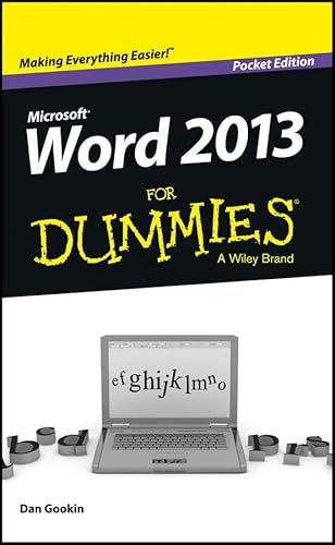 Imagen de archivo de Word 2013 For Dummies a la venta por Ergodebooks