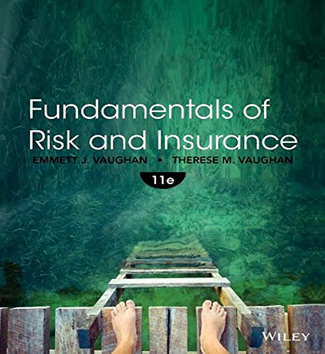 Imagen de archivo de Fundamentals of Risk and Insurance a la venta por BooksRun