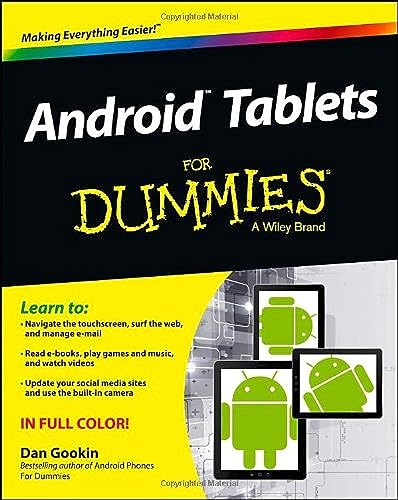 

Android Tablets For Dummies