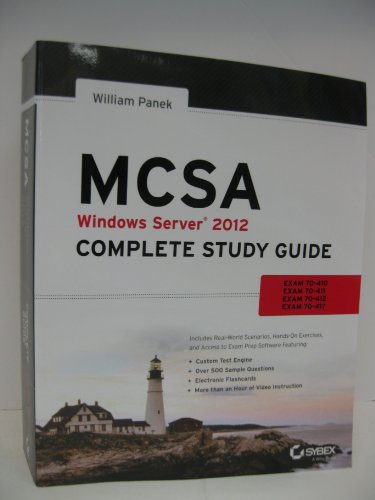 Imagen de archivo de MCSA Windows Server 2012 : Exams 70-410, 70-411, and 70-412 a la venta por Better World Books