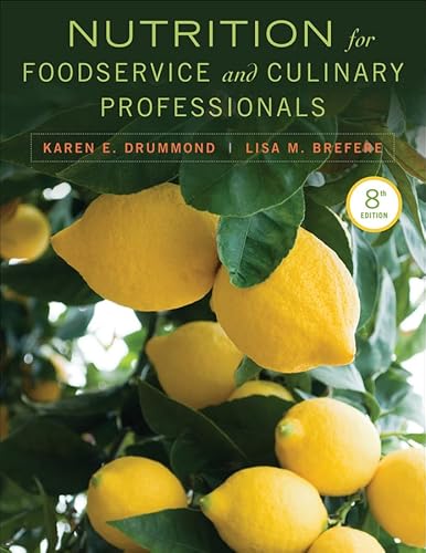 Beispielbild fr Nutrition for Foodservice and Culinary Professionals 8e + WileyPLUS Registration Card zum Verkauf von The Book Spot