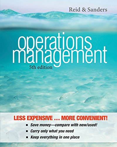 Stock image for Operations Management, 5e Binder Ready Version + WileyPLUS Registration Card for sale by GoldBooks