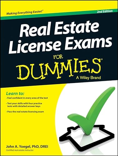 Beispielbild fr Real Estate License Exams for Dummies: Second Edition zum Verkauf von Books-FYI, Inc.