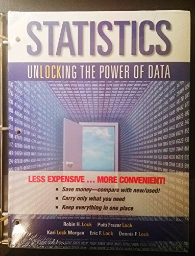 Beispielbild fr Statistics, Binder Ready Version: Unlocking the Power of Data zum Verkauf von ThriftBooks-Dallas