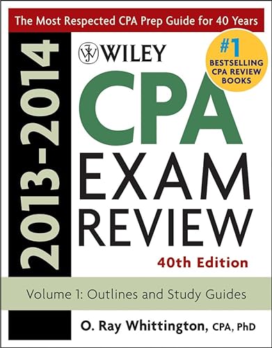 Stock image for Wiley CPA Examination Review 2013-2014 Vol. 1 : Outlines and Study Guides for sale by Better World Books: West