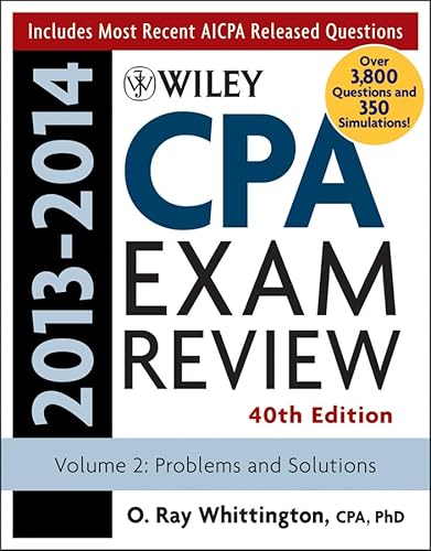 Stock image for Wiley CPA Examination Review 2013-2014: Problems and Solutions for sale by GoldBooks