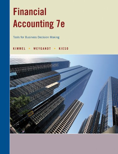 Beispielbild fr Financial Accounting (TOOLS FOR BUSINESS DECISION MAKING) zum Verkauf von BooksRun