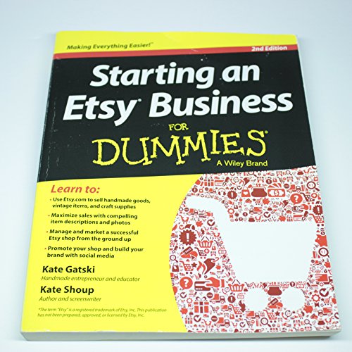 Imagen de archivo de Starting an Etsy Business For Dummies a la venta por Wonder Book