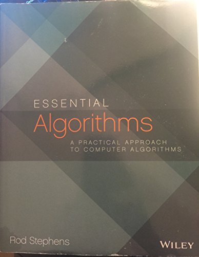 Beispielbild fr Essential Algorithms W / Ws: A Practical Approach to Computer Algorithms zum Verkauf von WorldofBooks