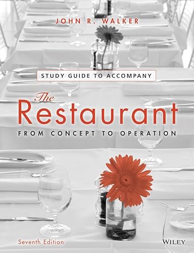 Stock image for Study Guide to accompany The Restaurant: From Concept to Operation for sale by HPB-Red