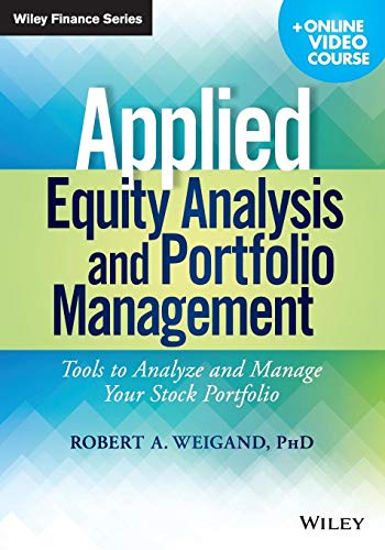 Imagen de archivo de Applied Equity Analysis and Portfolio Management a la venta por Blackwell's