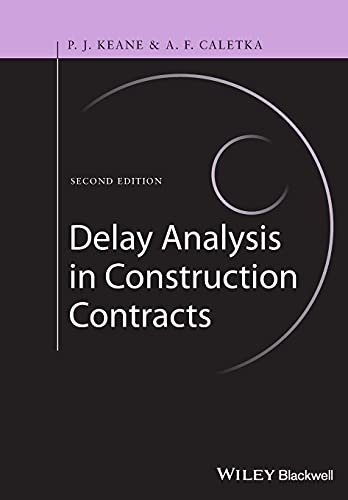 Imagen de archivo de Delay Analysis in Construction Contracts a la venta por medimops