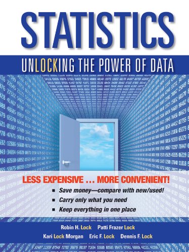 9781118631973: Statistics: Unlocking the Power of Data 1e Binder Ready Version + WileyPLUS Registration Card