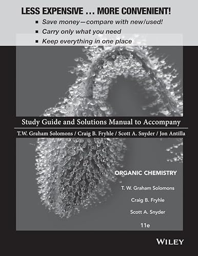 Stock image for Student Study Guide and Student Solutions Manual to Accompany Organic Chemistry for sale by SecondSale
