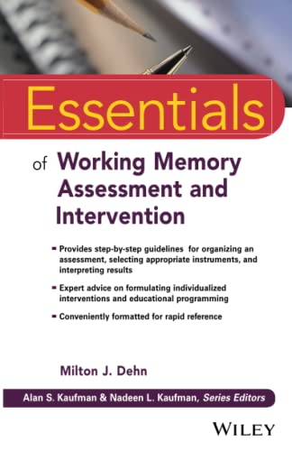 Beispielbild fr Essentials of Working Memory Assessment and Intervention zum Verkauf von Blackwell's