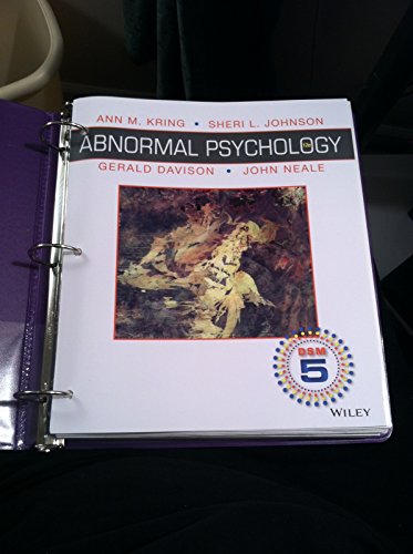 Stock image for Abnormal Psychology, Binder Ready Version: DSM-5 Update for sale by HPB-Red