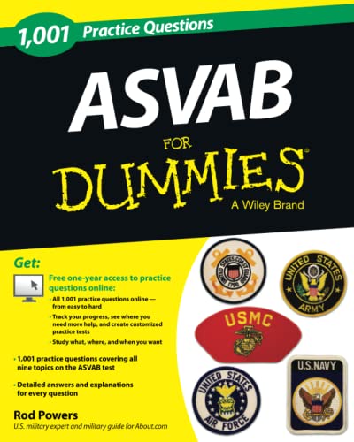 Imagen de archivo de 1,001 ASVAB Practice Questions for Dummies (+ Free Online Practice) a la venta por ThriftBooks-Atlanta