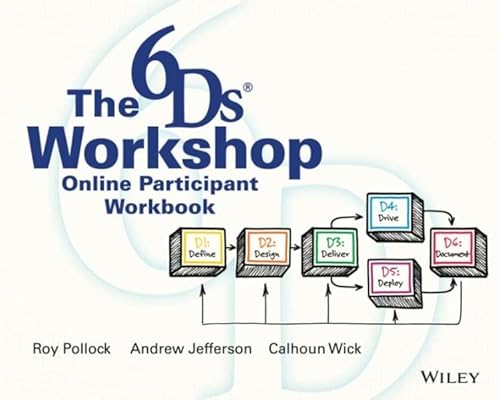 Beispielbild fr The 6ds Workshop Online Workshop Participant Workbook zum Verkauf von Books Unplugged