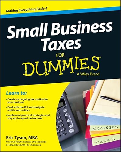 Stock image for Small Business Taxes For Dummies for sale by Reliant Bookstore