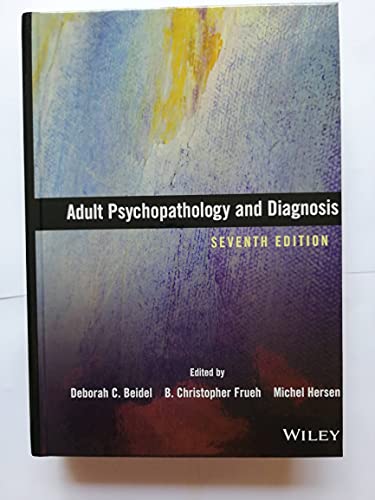 Stock image for Adult Psychopathology and Diagnosis for sale by SecondSale