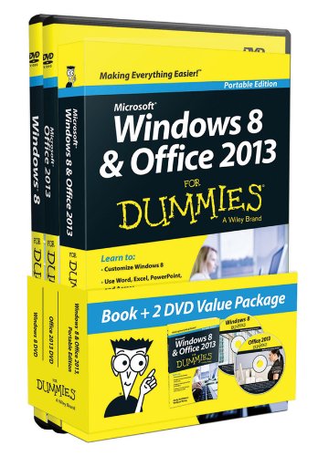 Stock image for Windows 8 and Office 2013 For Dummies, Book + 2 DVD Bundle for sale by SecondSale