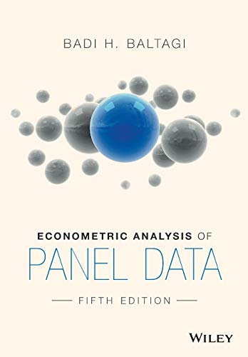 Beispielbild fr Econometric Analysis of Panel Data, 5th Edition zum Verkauf von WorldofBooks