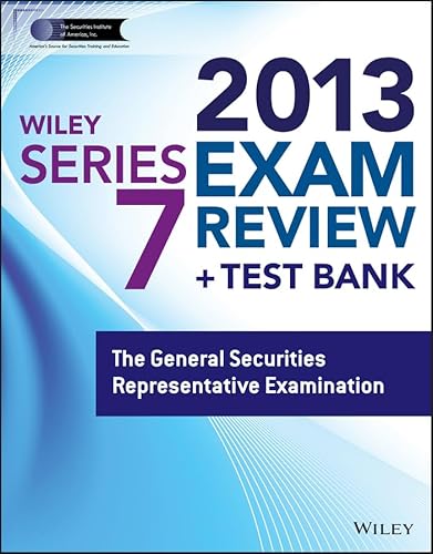 Imagen de archivo de Wiley Series 7 Exam Review with Access Code: The General Securities Representative Examination a la venta por ThriftBooks-Atlanta