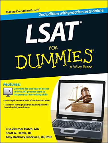 Imagen de archivo de LSAT For Dummies (with Free Online Practice Tests) a la venta por Hawking Books