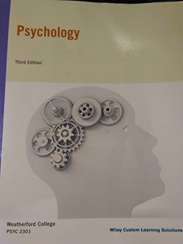 Imagen de archivo de Psychology a la venta por HPB-Red