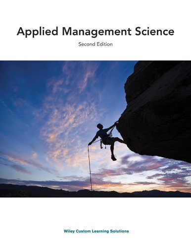 9781118711088: Applied Management Science: Selected Chapters, Second Edition by Jr. John A Lawrence (2013-08-02)