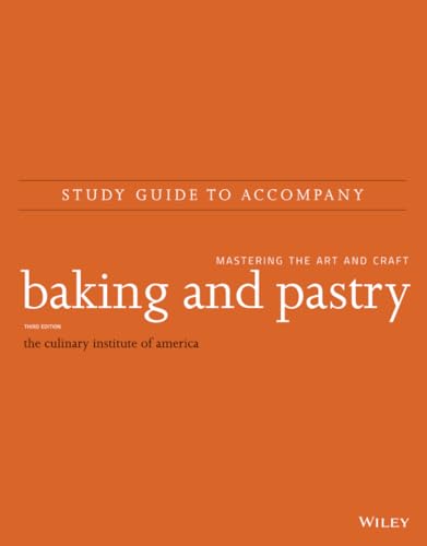 Imagen de archivo de Study Guide to accompany Baking and Pastry: Mastering the Art and Craft a la venta por Chiron Media