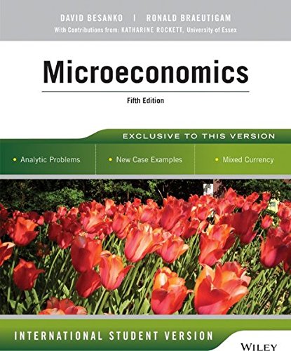 Imagen de archivo de Microeconomics a la venta por AwesomeBooks