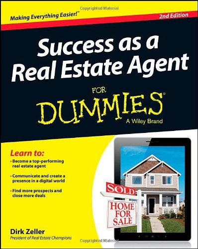 Beispielbild fr Success as a Real Estate Agent For Dummies zum Verkauf von Wonder Book