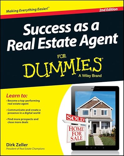 Imagen de archivo de Success as a Real Estate Agent For Dummies a la venta por Wonder Book