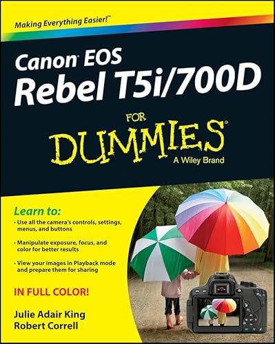 Imagen de archivo de Canon EOS Rebel T5i/700D For Dummies a la venta por HPB-Emerald