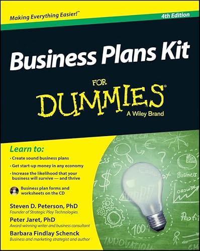 Beispielbild fr Business Plans Kit for Dummies zum Verkauf von Better World Books