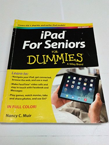 Beispielbild fr iPad For Seniors For Dummies zum Verkauf von Wonder Book