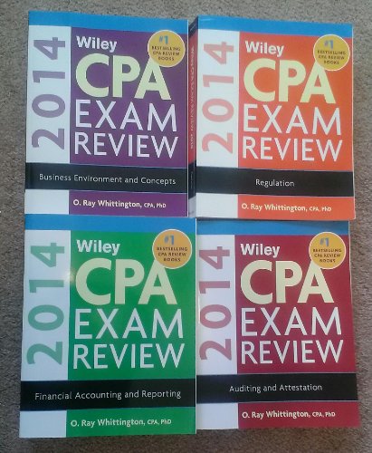 Wiley CPA excel Exam Review 2014 Study Guide, Set (9781118734063) by Whittington, O. Ray