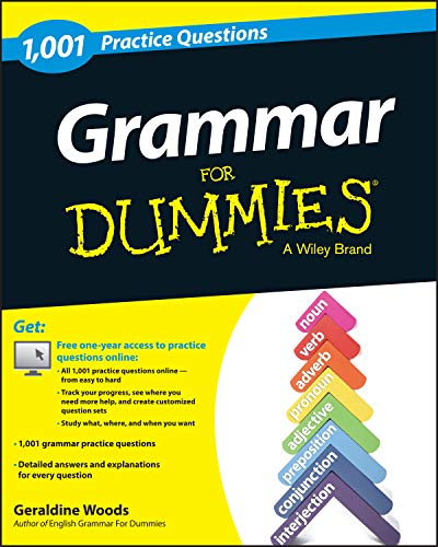 Beispielbild fr Grammar : 1,001 Practice Questions for Dummies zum Verkauf von Better World Books