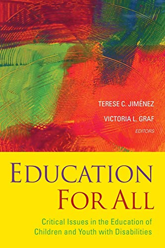 9781118754818: Education for All: Critical Issues in the Education of Children and Youth with Disabilities