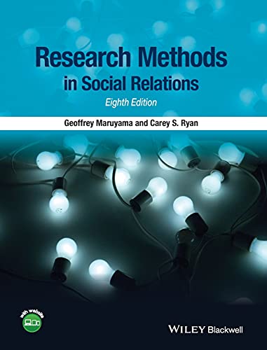 Stock image for Research Methods in Social Relations for sale by KuleliBooks